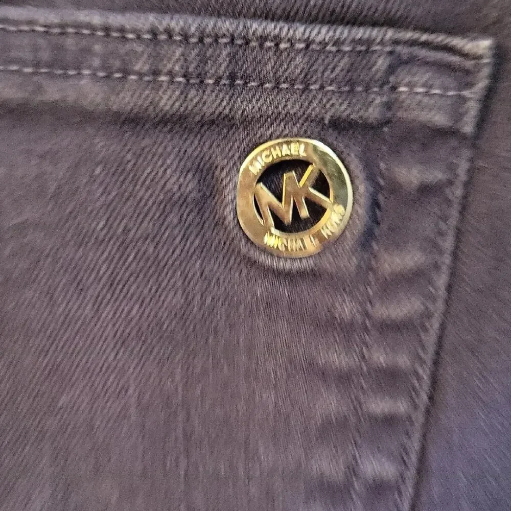 Michael Kors Women’s Deep Blue Denim Skinny Jeans Size 10 Mid Rise Stretch Class